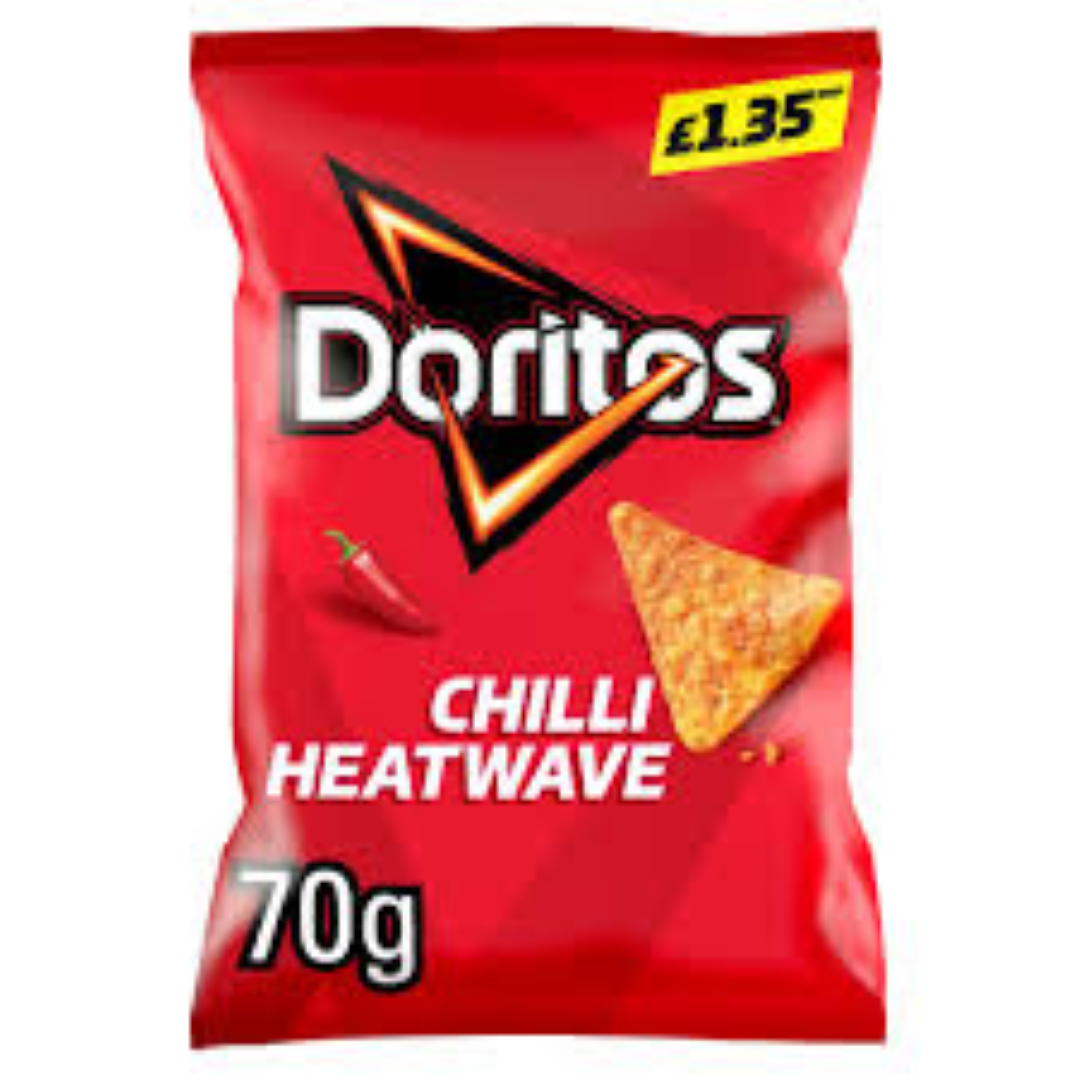 DORITOS CHILLI HEATWAVE 70G